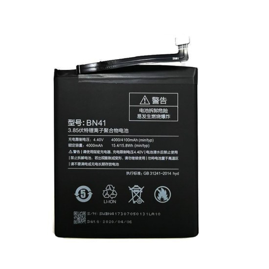Batería Xiaomi Redmi Note 4 BN41 4000mAh Batería Xiaomi Redmi Note 4 BN41 4000mAh